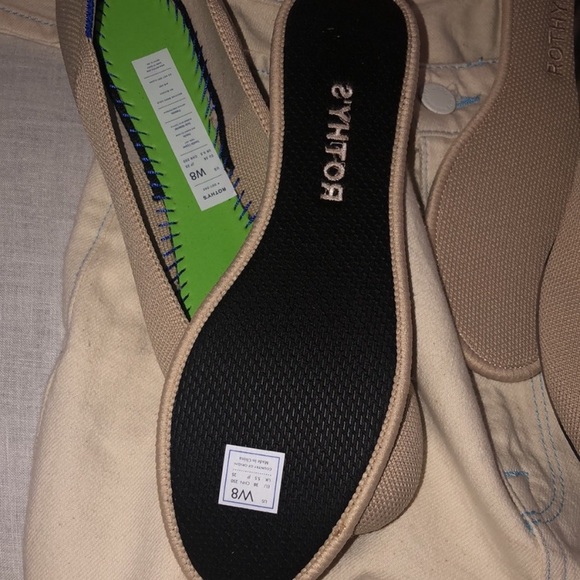 ROTHY’S cream flats size 8 - Picture 7 of 8